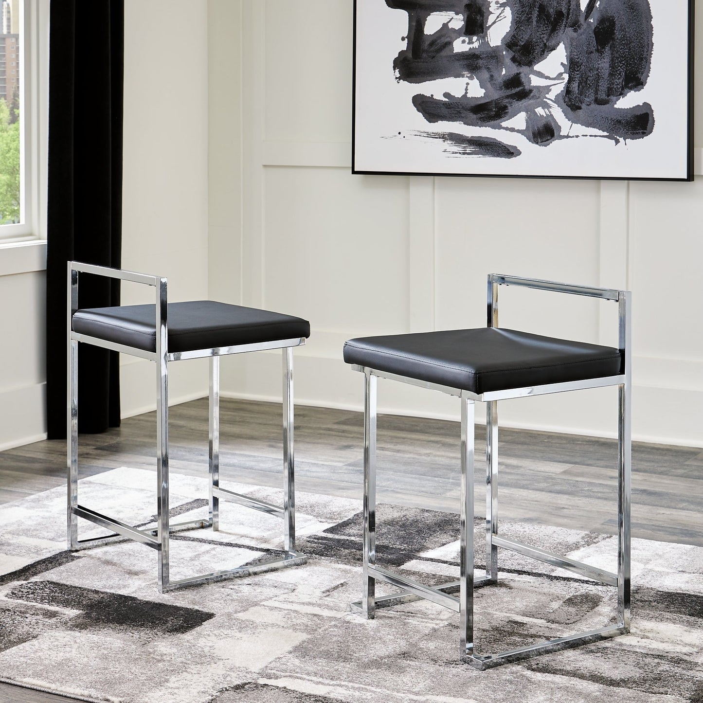 Ashley Express - Madanere Counter Height Bar Stool (Set of 2) at Towne & Country Furniture (AL) furniture, home furniture, home decor, sofa, bedding