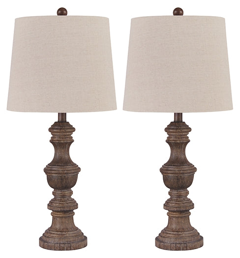 Ashley Express - Magaly Poly Table Lamp (2/CN) at Towne & Country Furniture (AL) furniture, home furniture, home decor, sofa, bedding