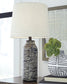 Ashley Express - Mahima Paper Table Lamp (2/CN) at Towne & Country Furniture (AL) furniture, home furniture, home decor, sofa, bedding