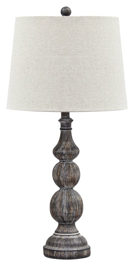 Ashley Express - Mair Poly Table Lamp (2/CN) at Towne & Country Furniture (AL) furniture, home furniture, home decor, sofa, bedding