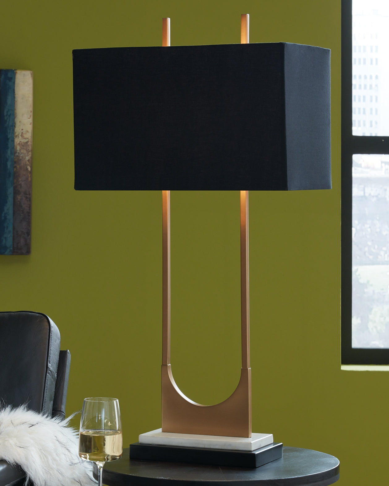 Ashley Express - Malana Metal Table Lamp (1/CN) at Towne & Country Furniture (AL) furniture, home furniture, home decor, sofa, bedding