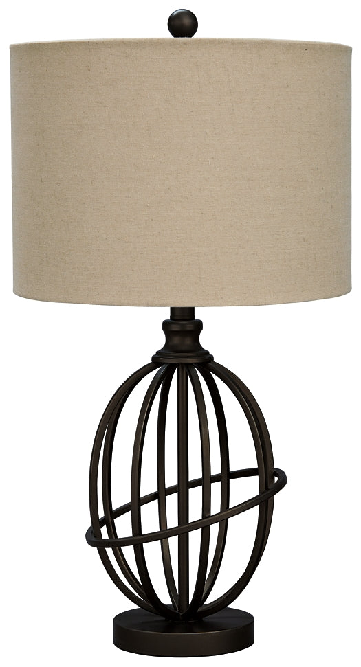Ashley Express - Manasa Metal Table Lamp (1/CN) at Towne & Country Furniture (AL) furniture, home furniture, home decor, sofa, bedding