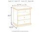 Ashley Express - Maribel One Drawer Night Stand at Towne & Country Furniture (AL) furniture, home furniture, home decor, sofa, bedding