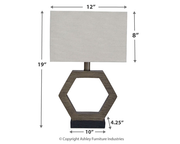 Ashley Express - Marilu Poly Table Lamp (1/CN) at Towne & Country Furniture (AL) furniture, home furniture, home decor, sofa, bedding