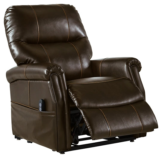 Ashley Express - Markridge Power Lift Recliner at Towne & Country Furniture (AL) furniture, home furniture, home decor, sofa, bedding