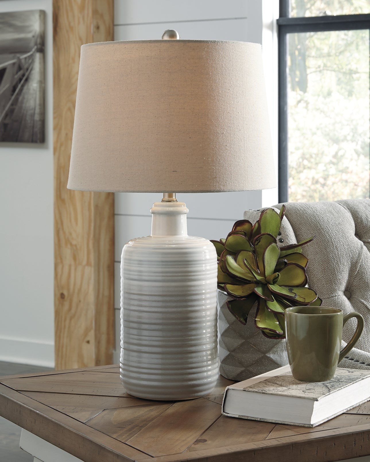 Ashley Express - Marnina Ceramic Table Lamp (2/CN) at Towne & Country Furniture (AL) furniture, home furniture, home decor, sofa, bedding