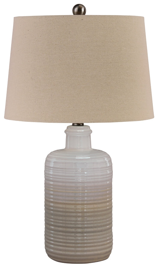 Ashley Express - Marnina Ceramic Table Lamp (2/CN) at Towne & Country Furniture (AL) furniture, home furniture, home decor, sofa, bedding