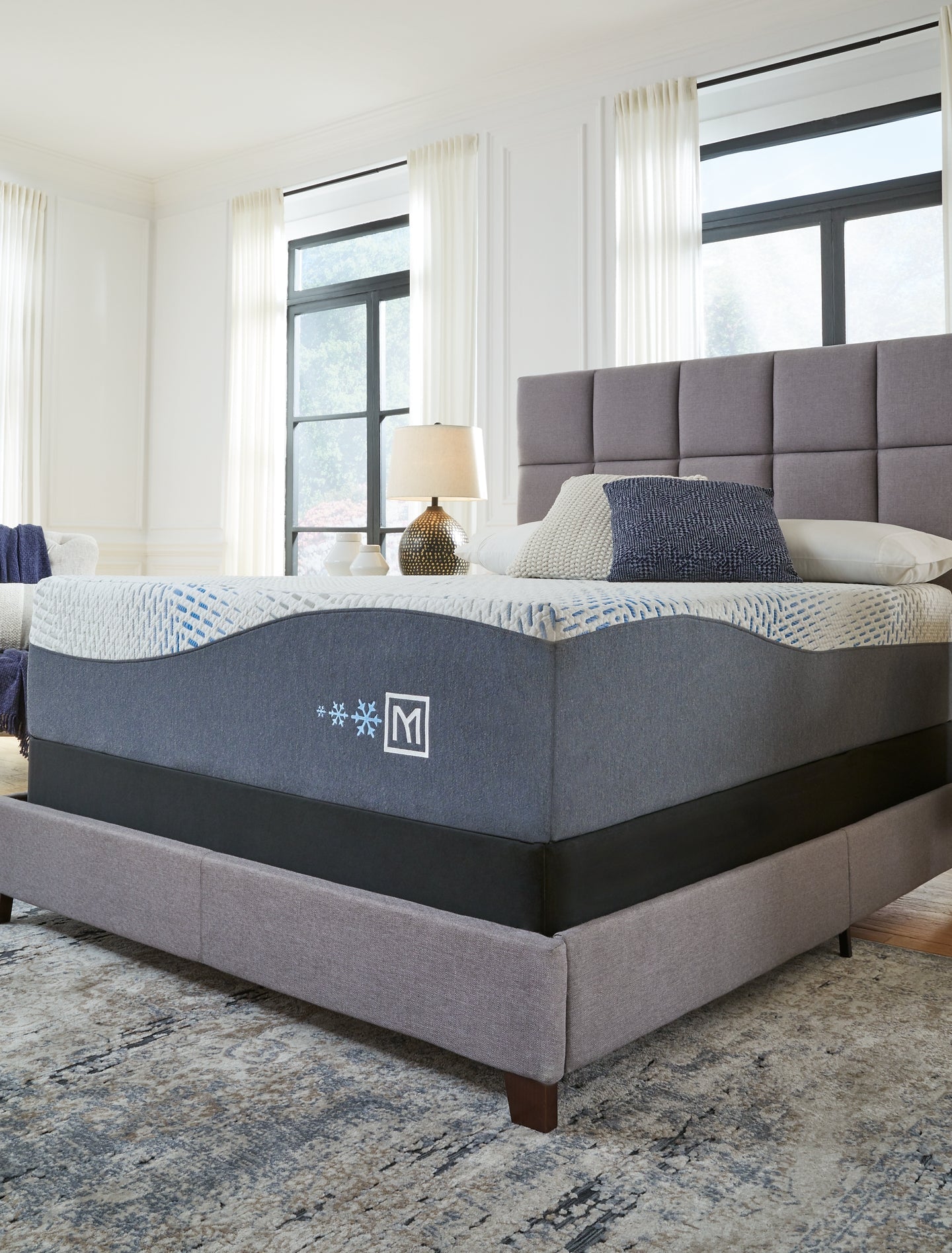 Ashley Express - Millennium Cushion Firm Gel Memory Foam Hybrid  Mattress at Towne & Country Furniture (AL) furniture, home furniture, home decor, sofa, bedding