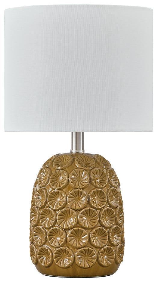 Ashley Express - Moorbank Ceramic Table Lamp (1/CN) at Towne & Country Furniture (AL) furniture, home furniture, home decor, sofa, bedding