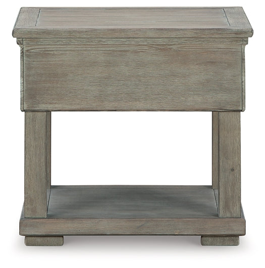 Ashley Express - Moreshire Rectangular End Table at Towne & Country Furniture (AL) furniture, home furniture, home decor, sofa, bedding