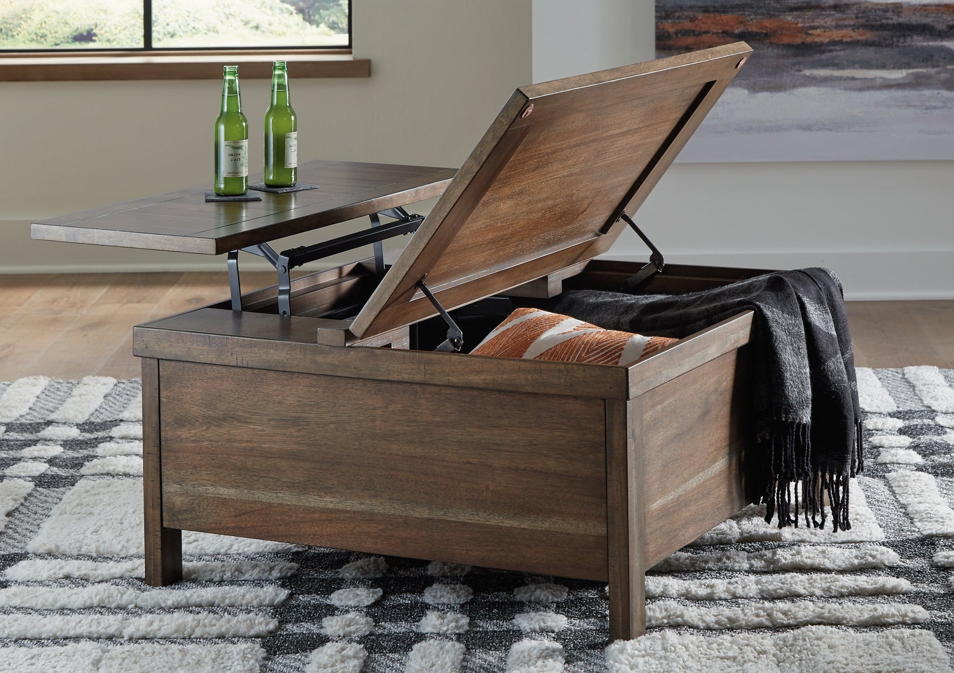 Ashley Express - Moriville Coffee Table with 2 End Tables at Towne & Country Furniture (AL) furniture, home furniture, home decor, sofa, bedding