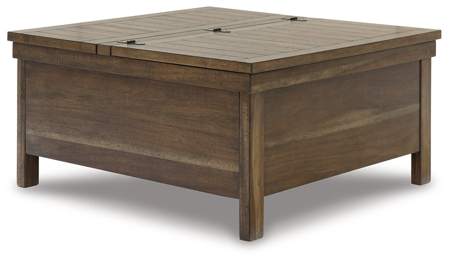 Ashley Express - Moriville Coffee Table with 2 End Tables at Towne & Country Furniture (AL) furniture, home furniture, home decor, sofa, bedding