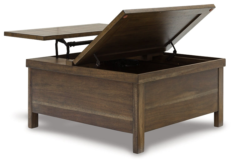 Ashley Express - Moriville Coffee Table with 2 End Tables at Towne & Country Furniture (AL) furniture, home furniture, home decor, sofa, bedding