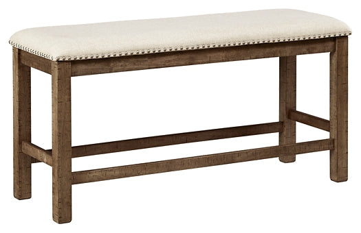 Ashley Express - Moriville Double UPH Bench (1/CN) at Towne & Country Furniture (AL) furniture, home furniture, home decor, sofa, bedding