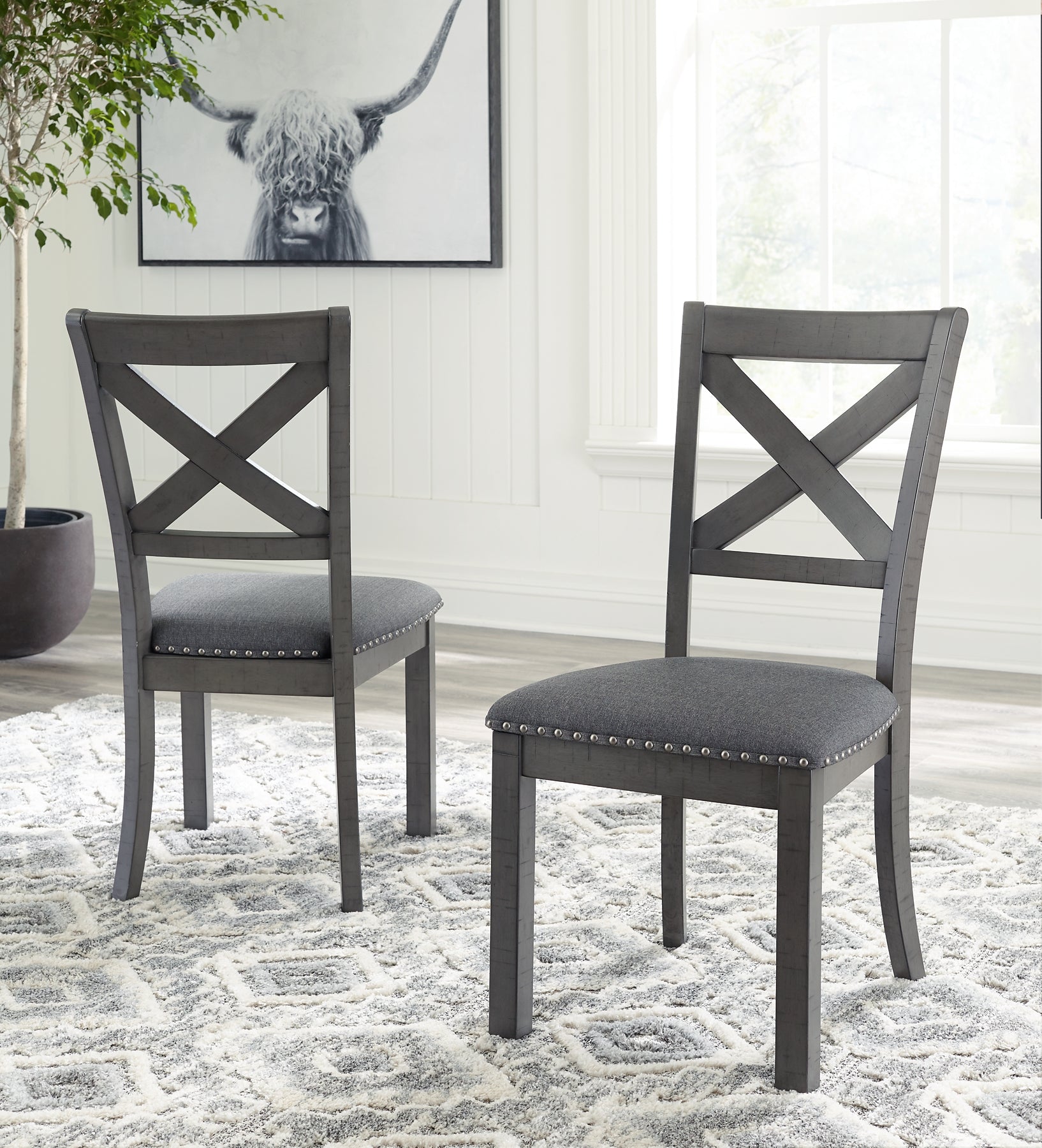Ashley Express - Myshanna Dining Chair (Set of 2) at Towne & Country Furniture (AL) furniture, home furniture, home decor, sofa, bedding