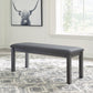Ashley Express - Myshanna Upholstered Bench at Towne & Country Furniture (AL) furniture, home furniture, home decor, sofa, bedding