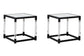 Ashley Express - Nallynx 2 End Tables at Towne & Country Furniture (AL) furniture, home furniture, home decor, sofa, bedding