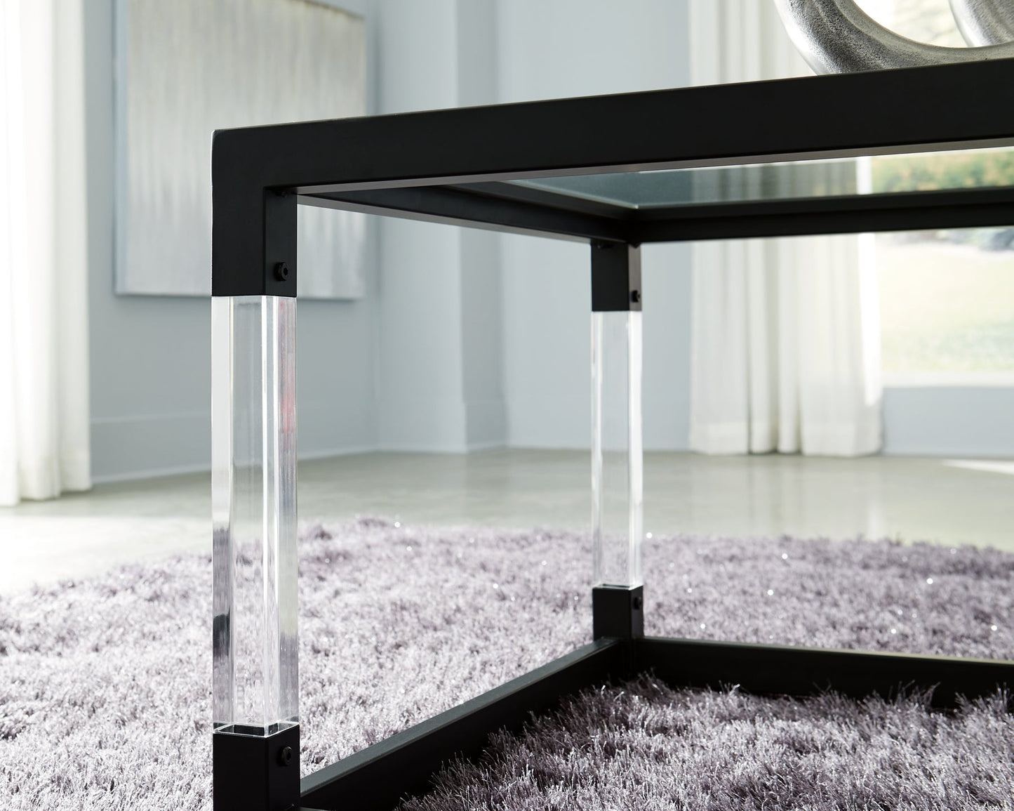 Ashley Express - Nallynx Rectangular Cocktail Table at Towne & Country Furniture (AL) furniture, home furniture, home decor, sofa, bedding