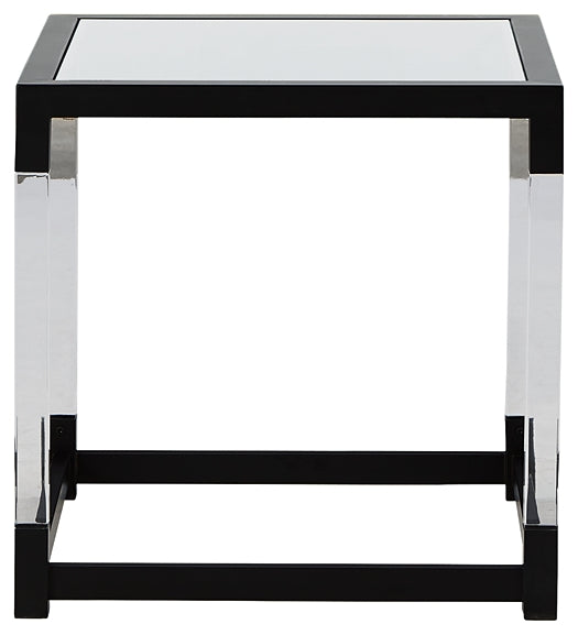 Ashley Express - Nallynx Square End Table at Towne & Country Furniture (AL) furniture, home furniture, home decor, sofa, bedding