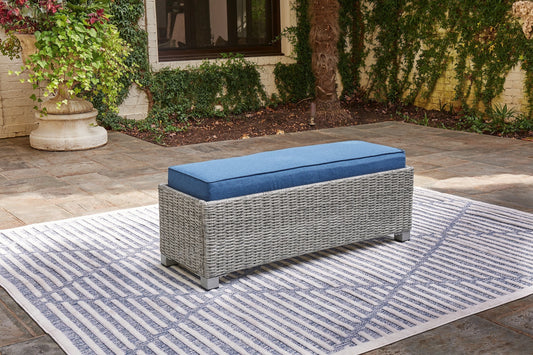 Ashley Express - Naples Beach Bench with Cushion at Towne & Country Furniture (AL) furniture, home furniture, home decor, sofa, bedding