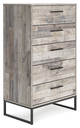 Ashley Express - Neilsville Five Drawer Chest at Towne & Country Furniture (AL) furniture, home furniture, home decor, sofa, bedding