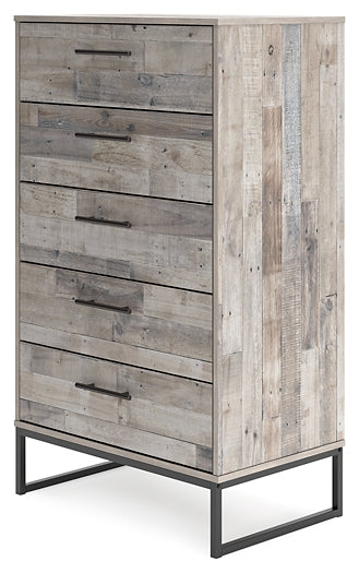 Ashley Express - Neilsville Five Drawer Chest at Towne & Country Furniture (AL) furniture, home furniture, home decor, sofa, bedding
