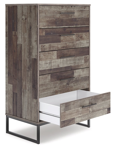 Ashley Express - Neilsville Five Drawer Chest at Towne & Country Furniture (AL) furniture, home furniture, home decor, sofa, bedding