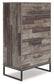 Ashley Express - Neilsville Five Drawer Chest at Towne & Country Furniture (AL) furniture, home furniture, home decor, sofa, bedding