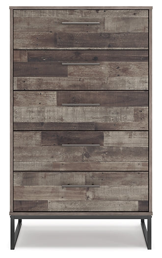 Ashley Express - Neilsville Five Drawer Chest at Towne & Country Furniture (AL) furniture, home furniture, home decor, sofa, bedding