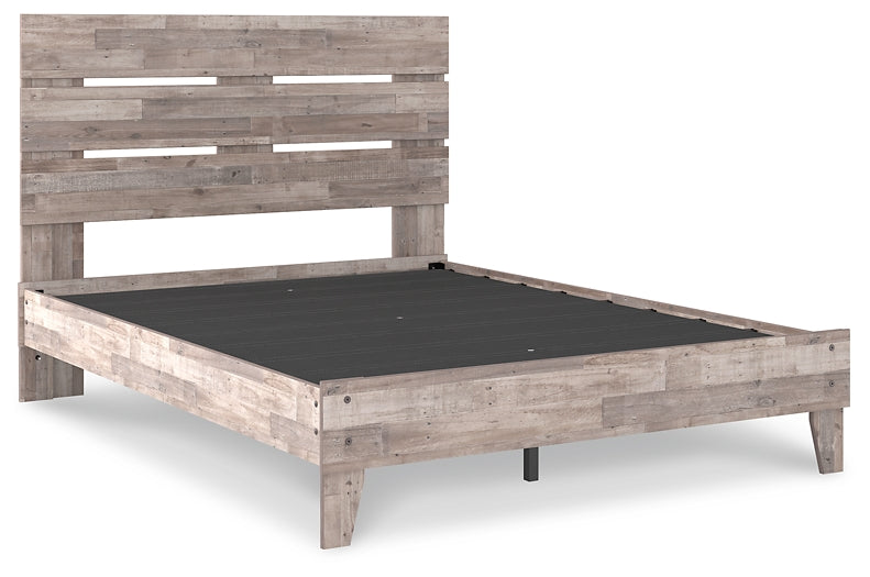 Ashley Express - Neilsville Queen Panel Platform Bed at Towne & Country Furniture (AL) furniture, home furniture, home decor, sofa, bedding