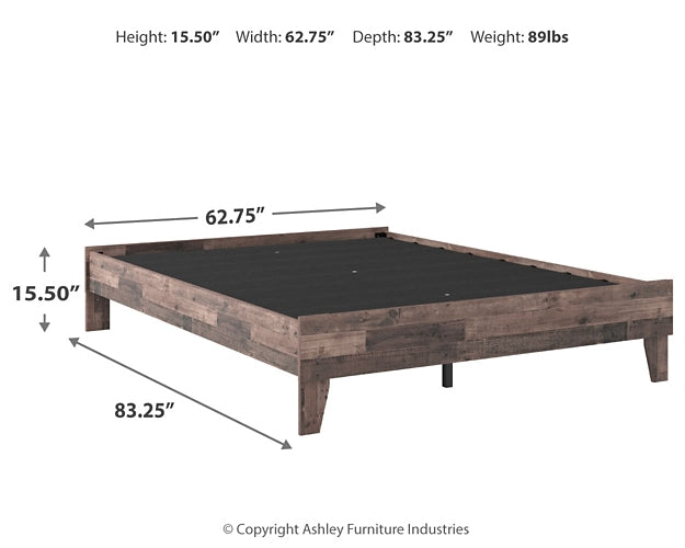 Ashley Express - Neilsville Queen Platform Bed at Towne & Country Furniture (AL) furniture, home furniture, home decor, sofa, bedding