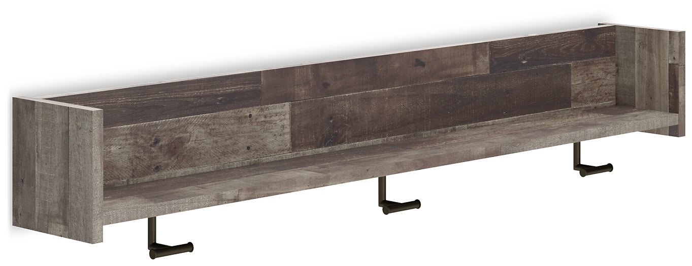 Ashley Express - Neilsville Wall Mounted Coat Rack w/Shelf at Towne & Country Furniture (AL) furniture, home furniture, home decor, sofa, bedding