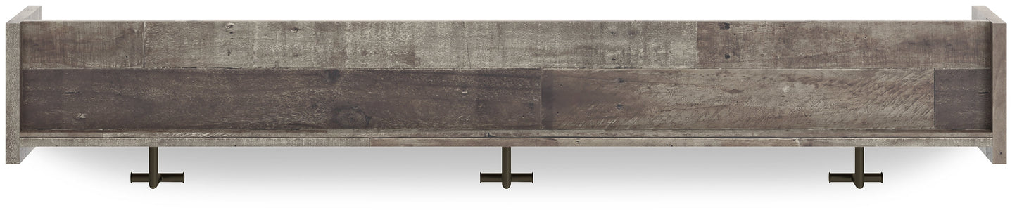 Ashley Express - Neilsville Wall Mounted Coat Rack w/Shelf at Towne & Country Furniture (AL) furniture, home furniture, home decor, sofa, bedding