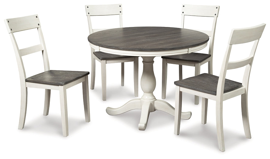 Ashley Express - Nelling Dining Table and 4 Chairs at Towne & Country Furniture (AL) furniture, home furniture, home decor, sofa, bedding