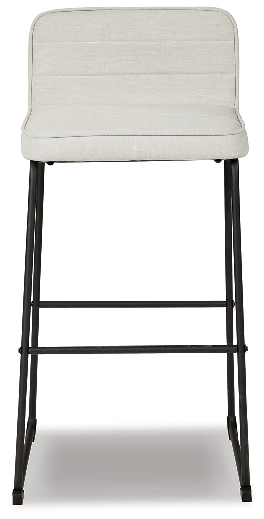 Ashley Express - Nerison Bar Height Bar Stool (Set of 2) at Towne & Country Furniture (AL) furniture, home furniture, home decor, sofa, bedding