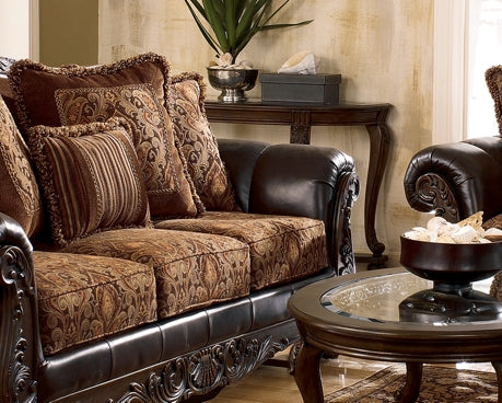 Ashley Express - Norcastle Sofa Table at Towne & Country Furniture (AL) furniture, home furniture, home decor, sofa, bedding