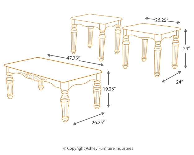 Ashley Express - North Shore Occasional Table Set (3/CN) at Towne & Country Furniture (AL) furniture, home furniture, home decor, sofa, bedding