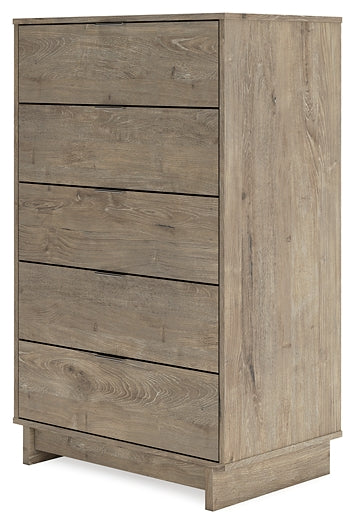 Ashley Express - Oliah Five Drawer Chest at Towne & Country Furniture (AL) furniture, home furniture, home decor, sofa, bedding