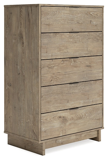 Ashley Express - Oliah Five Drawer Chest at Towne & Country Furniture (AL) furniture, home furniture, home decor, sofa, bedding