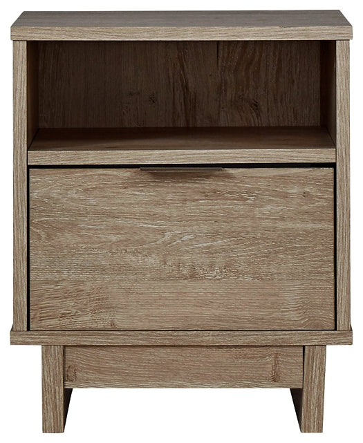 Ashley Express - Oliah One Drawer Night Stand at Towne & Country Furniture (AL) furniture, home furniture, home decor, sofa, bedding