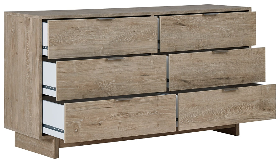 Ashley Express - Oliah Six Drawer Dresser at Towne & Country Furniture (AL) furniture, home furniture, home decor, sofa, bedding