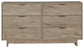 Ashley Express - Oliah Six Drawer Dresser at Towne & Country Furniture (AL) furniture, home furniture, home decor, sofa, bedding