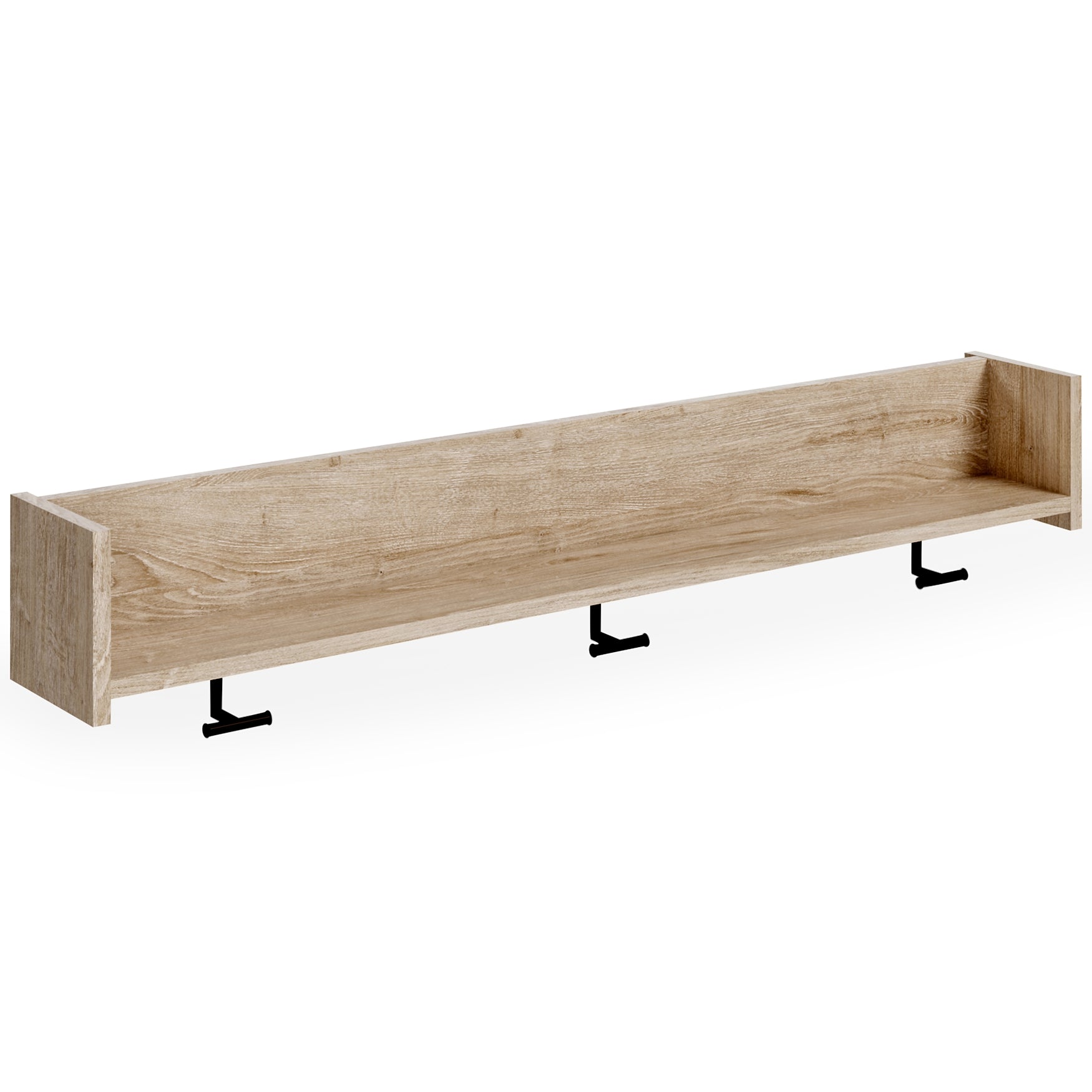 Ashley Express - Oliah Wall Mounted Coat Rack w/Shelf at Towne & Country Furniture (AL) furniture, home furniture, home decor, sofa, bedding