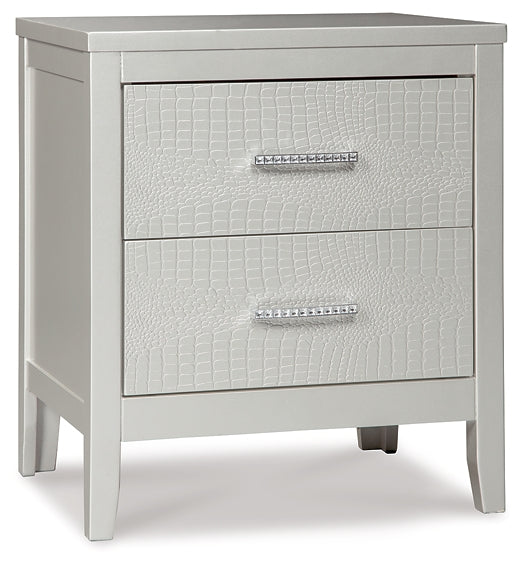 Ashley Express - Olivet Two Drawer Night Stand at Towne & Country Furniture (AL) furniture, home furniture, home decor, sofa, bedding
