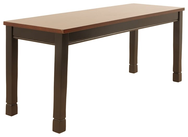 Ashley Express - Owingsville Large Dining Room Bench at Towne & Country Furniture (AL) furniture, home furniture, home decor, sofa, bedding