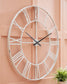 Ashley Express - Paquita Wall Clock at Towne & Country Furniture (AL) furniture, home furniture, home decor, sofa, bedding