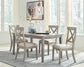 Ashley Express - Parellen Dining Table and 4 Chairs at Towne & Country Furniture (AL) furniture, home furniture, home decor, sofa, bedding
