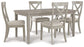 Ashley Express - Parellen Dining Table and 4 Chairs at Towne & Country Furniture (AL) furniture, home furniture, home decor, sofa, bedding
