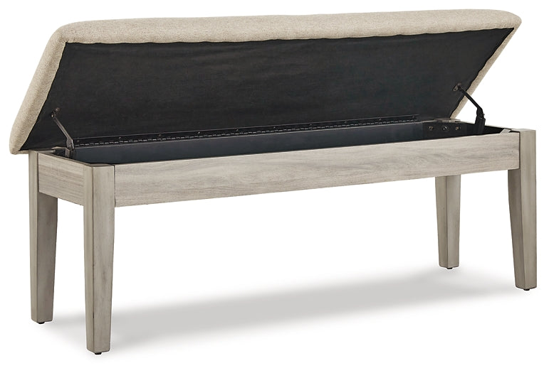 Ashley Express - Parellen Upholstered Storage Bench at Towne & Country Furniture (AL) furniture, home furniture, home decor, sofa, bedding