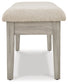 Ashley Express - Parellen Upholstered Storage Bench at Towne & Country Furniture (AL) furniture, home furniture, home decor, sofa, bedding